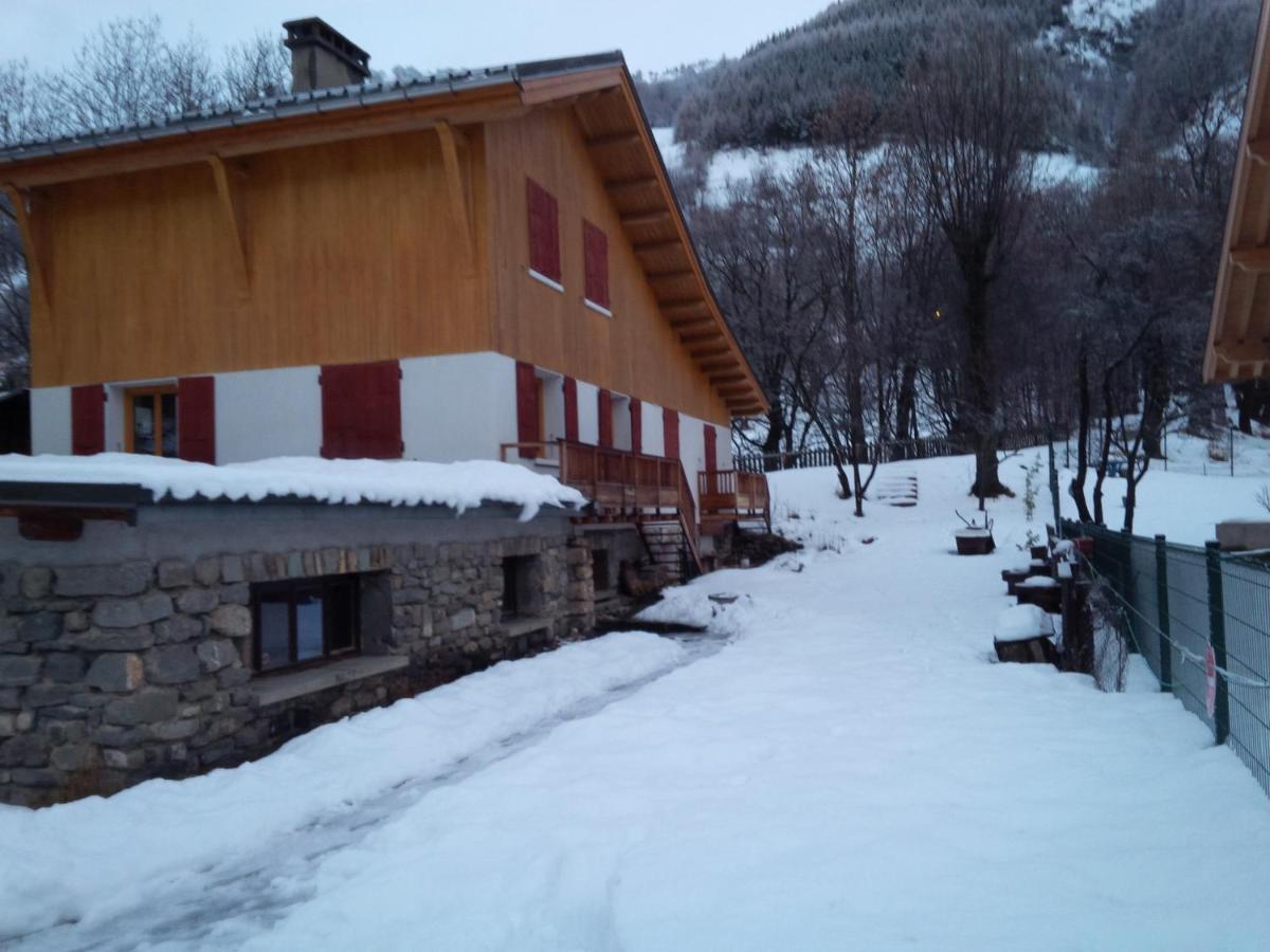 Appartement En Duplex Dans Un Chalet Typique Valloire Exterior foto
